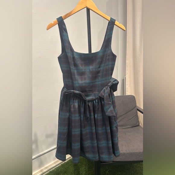 NWT Avec Les Filles plaid mini dress - Picture 3 of 4